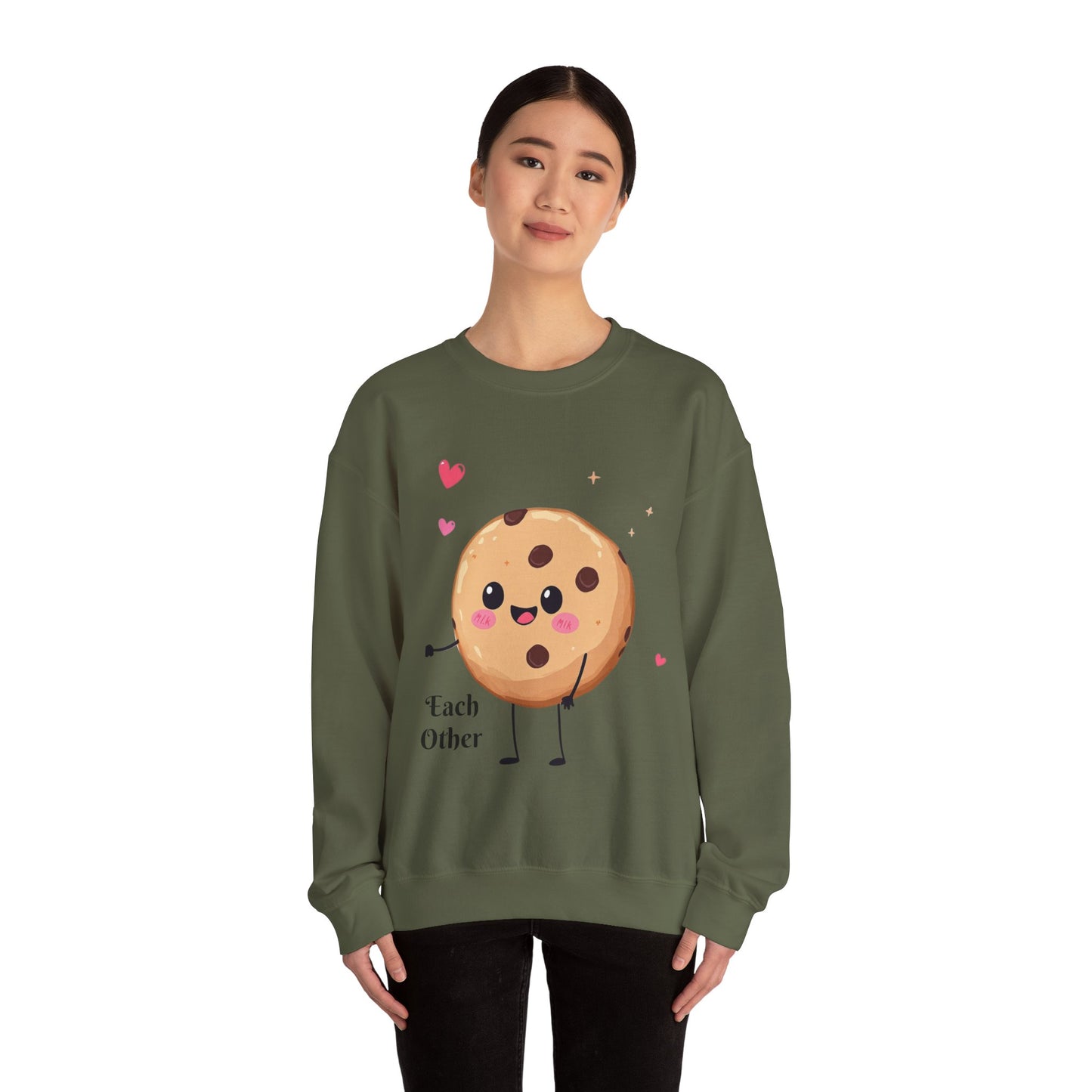 Cookie Sweatshirt – Cookie and Milk Valentine Sweatshir - Couples Edition (Part 2)