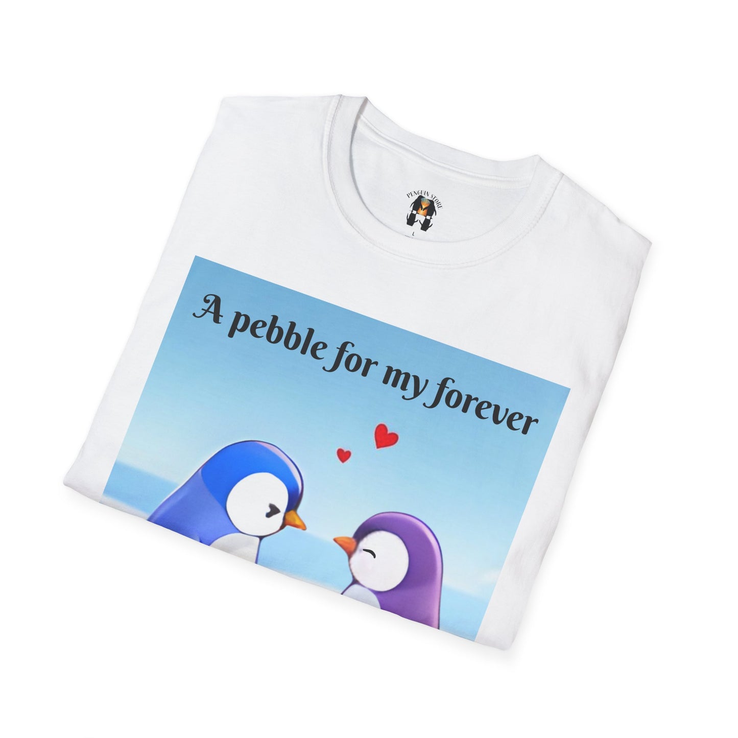 A Pebble for My Forever - Valentine's Softstyle T-shirt