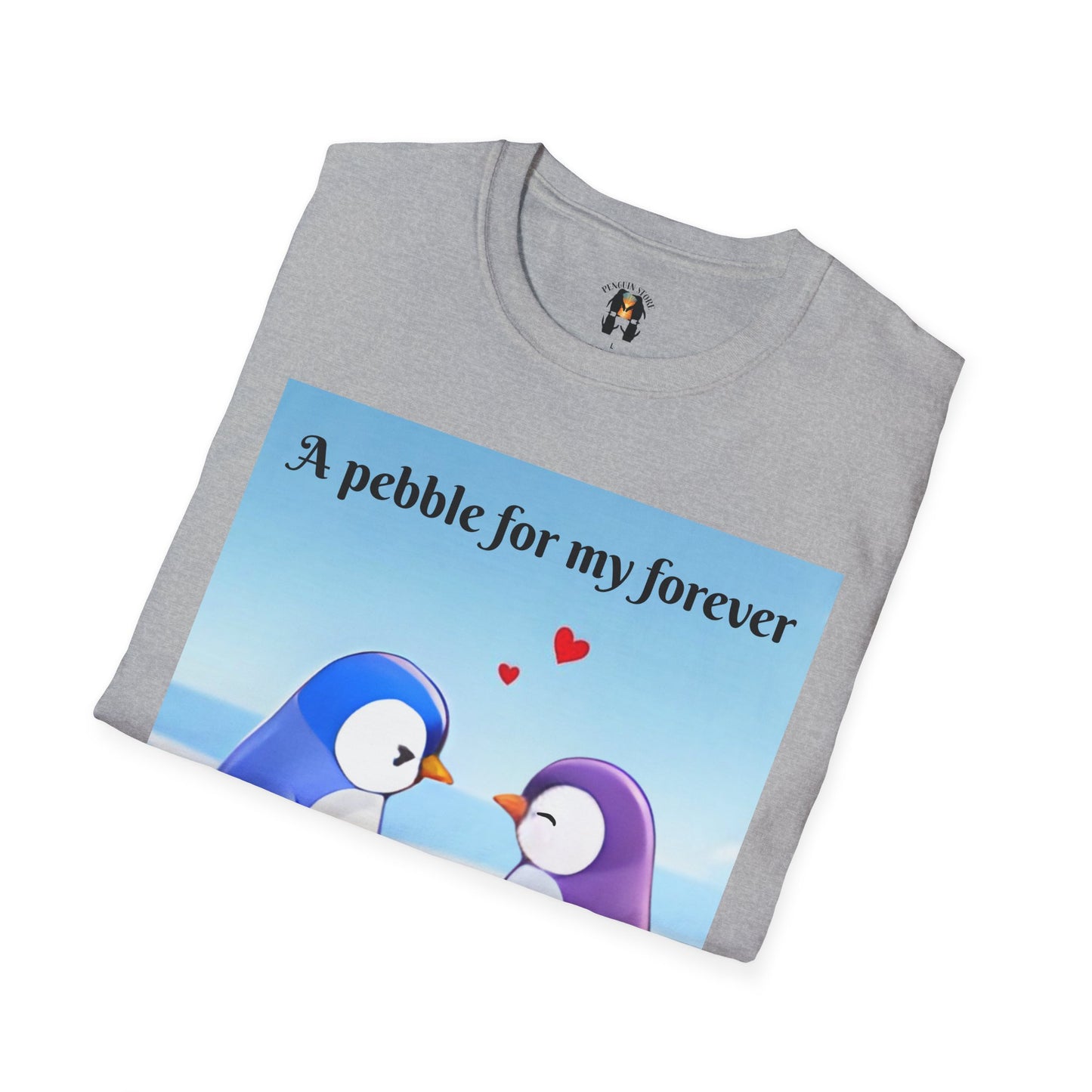 A Pebble for My Forever - Valentine's Softstyle T-shirt