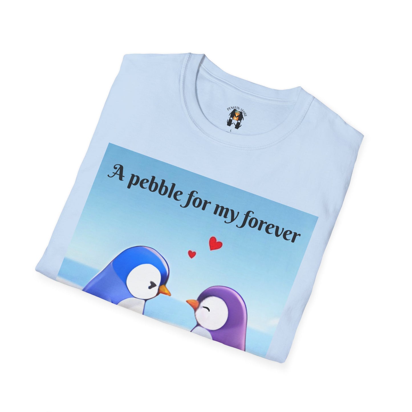 A Pebble for My Forever - Valentine's Softstyle T-shirt