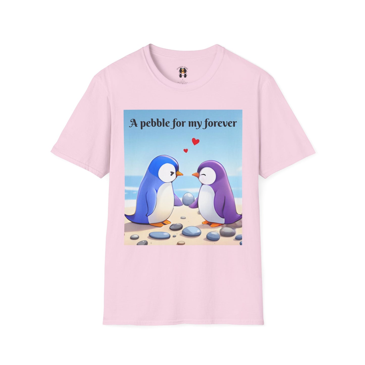 A Pebble for My Forever - Valentine's Softstyle T-shirt